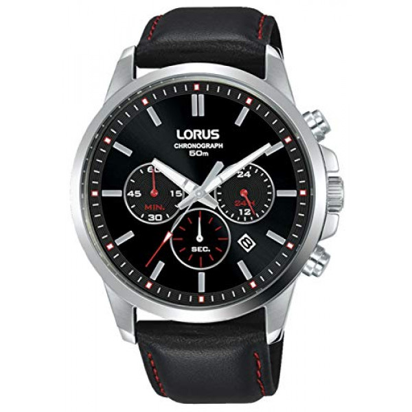 Lorus Sport Man Reloj analógico de cuarzo para hombre con pulsera de cuero RT313JX9