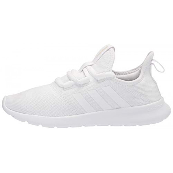 adidas Mujer Cloudfoam Pure 2.0 Zapatillas de running, Blanco / Blanco / Gris, 6.5