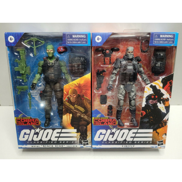 GI Joe Classified Cobra Island Beach Head Firefly Lote Figura Exclusiva de Target