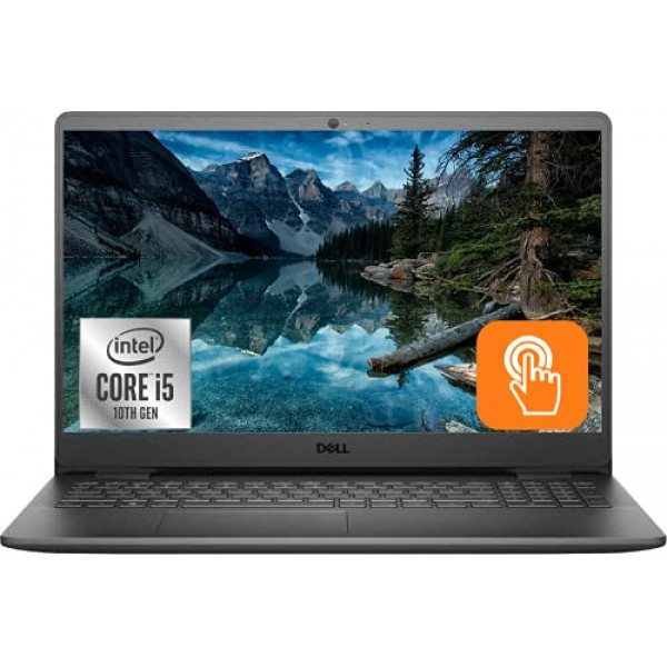 2021 El portátil empresarial Dell Inspiron 15 3000 más nuevo, pantalla táctil Full HD de 15,6 , Intel Core i5-1035G1, 16 GB de RAM DDR4, SSD PCIE de 512 GB, listo para reuniones en línea, cámara web, Wi-Fi, HDMI, Windows 10, negro