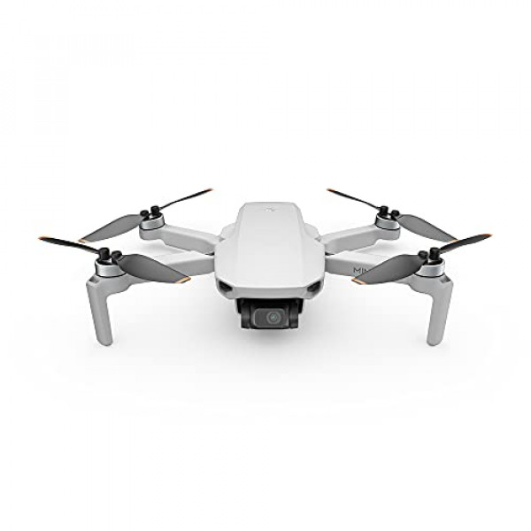 DJI Mini SE - Drone con cámara con cardán de 3 ejes, cámara 2.7K, GPS, tiempo de vuelo de 30 min, peso reducido, mini drone de menos de 0.55 lb / 249 gramos, resistencia al viento de escala 5 mejorada, gris