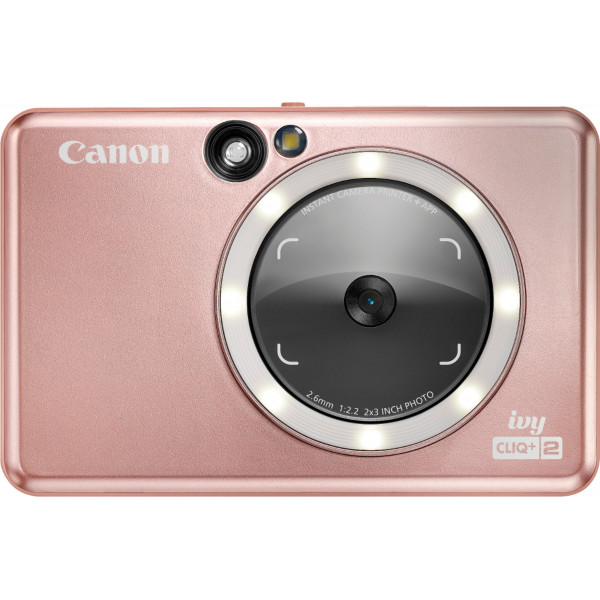 Canon - Cámara de película instantánea Ivy CLIQ + 2 - Oro rosa