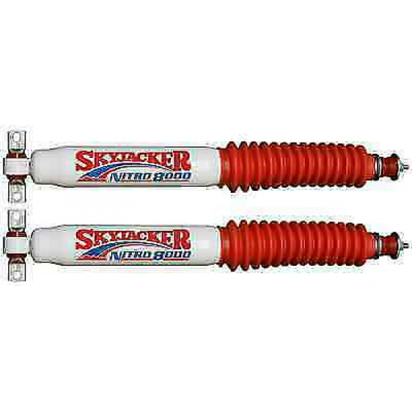 Skyjacker N8016 Juego de 2 amortiguadores Nitro delanteros para Jeep Wrangler 97-06 con elevador de 0-3 