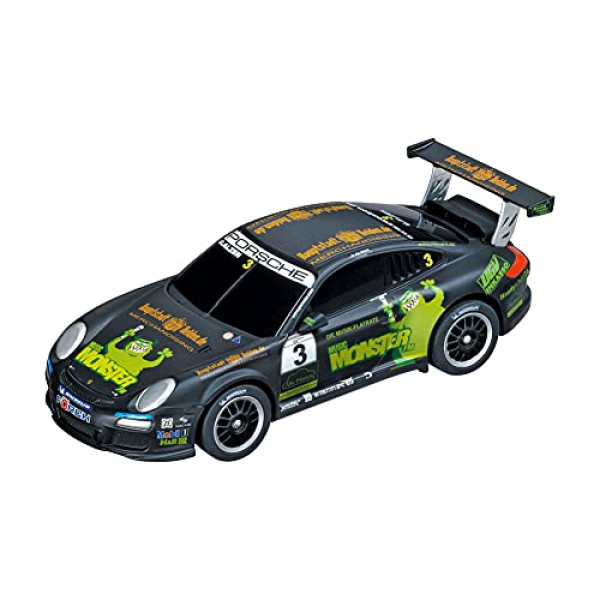 Carrera GO !!! Vehículo de carreras de coches de ranura analógica - 61216 Porsche GT3 Cup Monster FM U.Alzen - (escala 1:43)