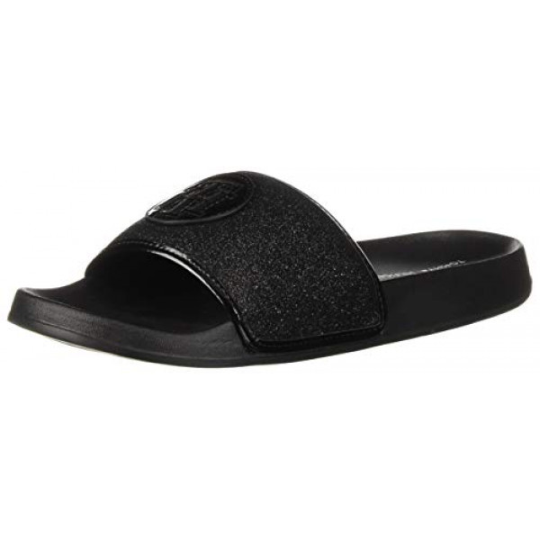 Tommy Hilfiger DANAA Slide Sandal para mujer, Negro, 7