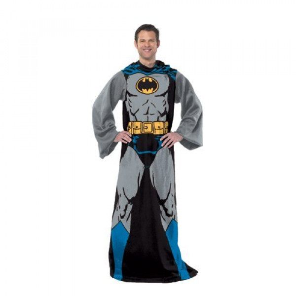 DC Comics cómoda manta con mangas, adulto, 48 x 71 pulgadas, Batman