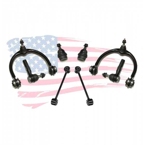 Kit de suspensión de 8 piezas nuevas para la barra estabilizadora de brazos de control Jeep Commander Grand Cherokee