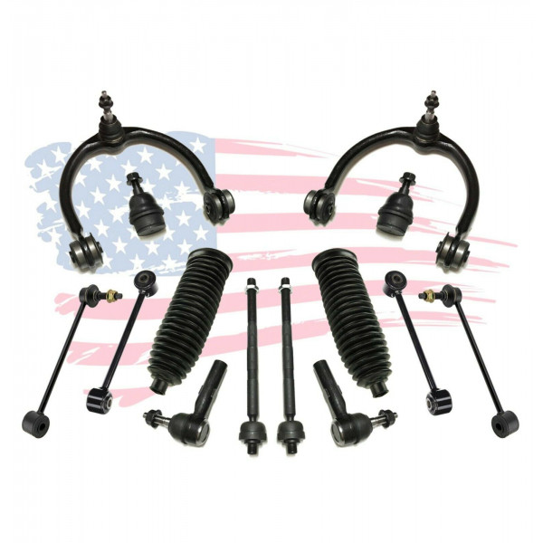 Kit de suspensión de 14 piezas para juntas de bola de brazo de control Jeep Commander Grand Cherokee