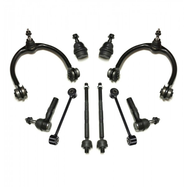 Kit de 10 piezas, brazo de control delantero, barra estabilizadora de rótula, barra estabilizadora para Jeep Grand Cherokee