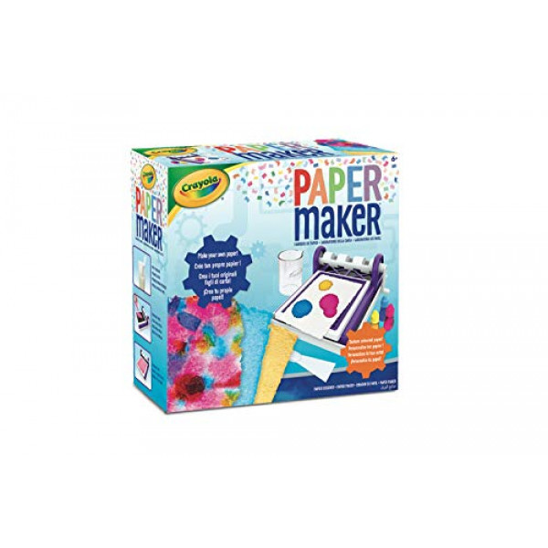 Crayola Paper Maker, kit de manualidades para hacer papel, regalo para niños, 8, 9, 10, 11
