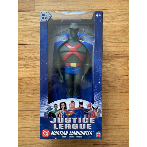 DC Justice League Martian Manhunter 10 Figura 2003 Mattel CO 799 Nuevo en caja