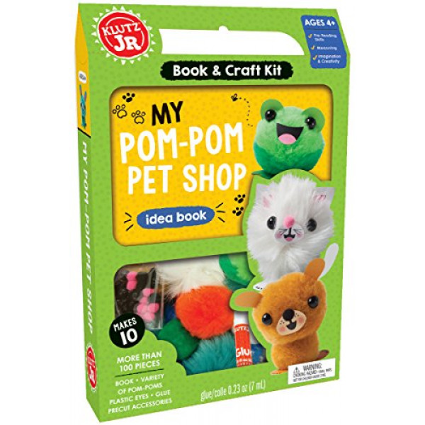 KLUTZ My Pom-Pom Pet Shop Kit de manualidades