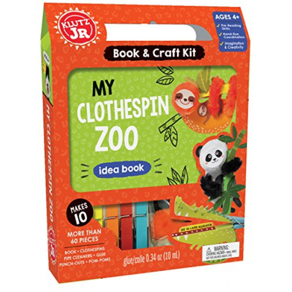Klutz Jr.Kit de manualidades My Clothespin Zoo