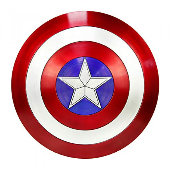 DMAR Capitán América Shield 22 pulgadas Marvel Legends Escudo del Capitán América para adultos Vengadores capt A Shield