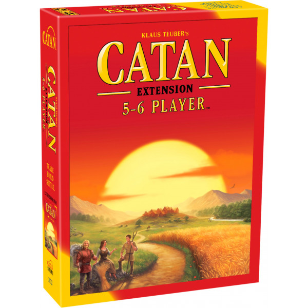 Catan Studio - Juego de mesa de estrategia de extensión de 5-6 jugadores de Catan