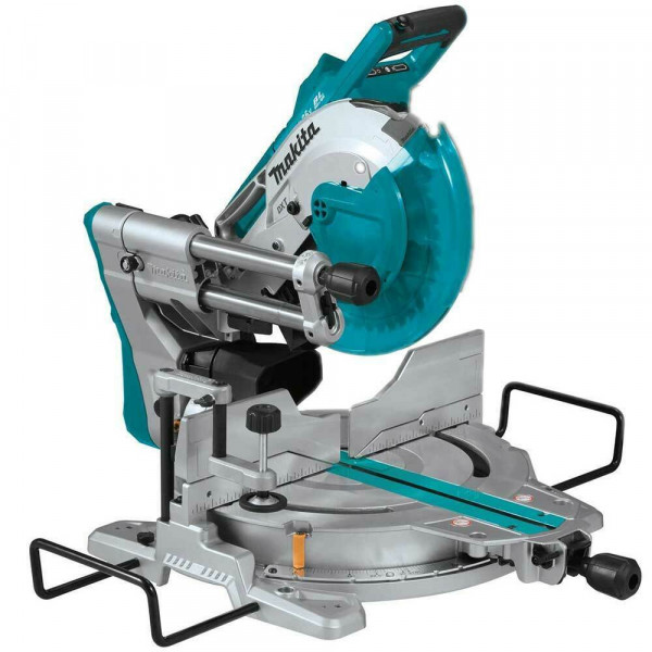 Makita XSL06Z Sierra de inglete compuesta deslizante de doble bisel LXT de 36 voltios - Herramienta básica