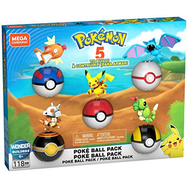 Paquete de Poké Ball de Pokémon Mega Construx exclusivo