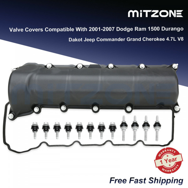 Cubierta de válvula lateral derecha con junta para Dodge Ram 1500 Jeep Grand Cherokee Chrysler