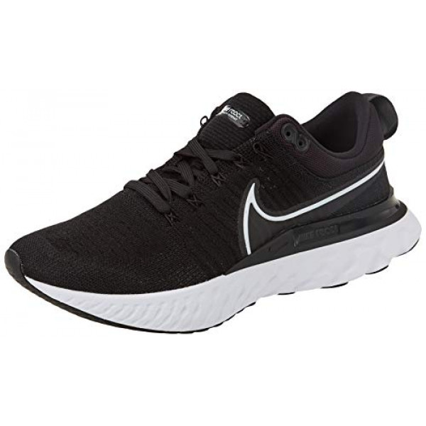 Zapatillas de running Nike Stroke para hombre, negro, blanco, gris hierro, 10,5