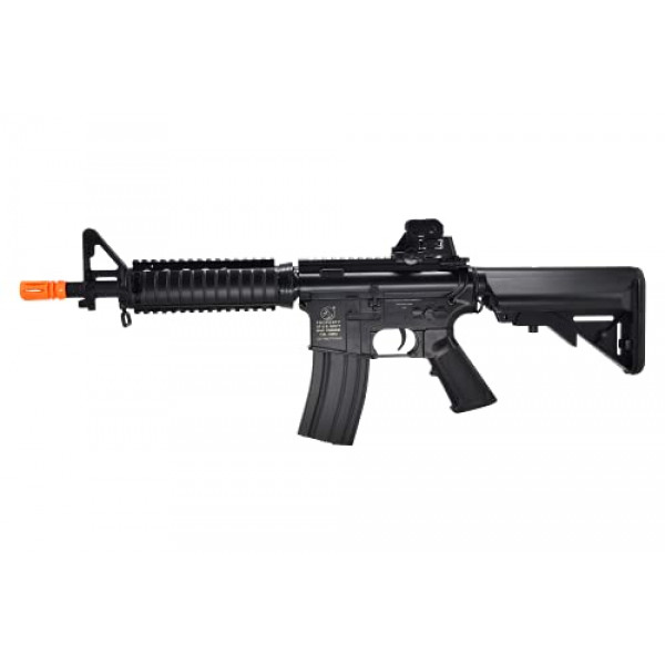 SOFT AIR USA Colt M4A1 M4 CQBR AEG Rifle de Airsoft eléctrico con salto ajustable, negro, 453 FPS