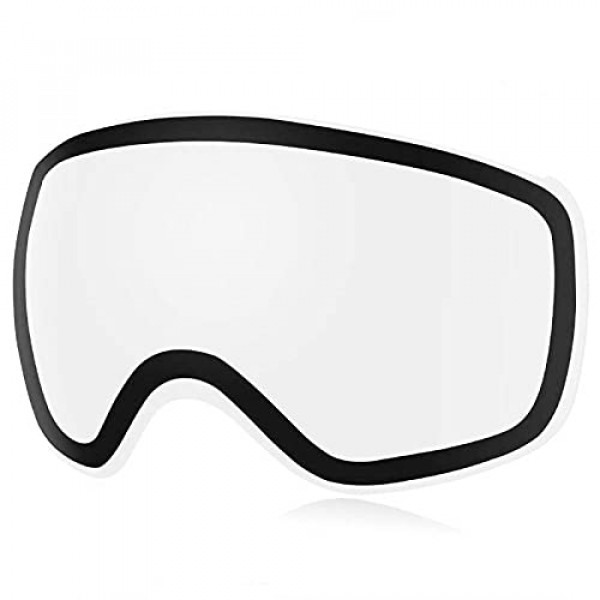 Lente de repuesto para gafas de esquí AKASO Mag-Pro OTG (lente transparente (VLT 81%))