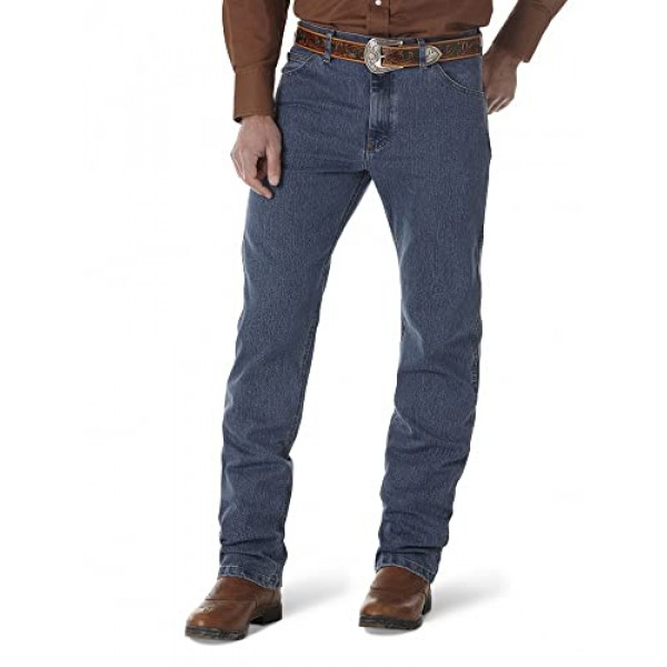 Wrangler Men's Premium Performance Advanced Comfort Cowboy Cut Reg Jean, Mid Tint, 29W x 32L