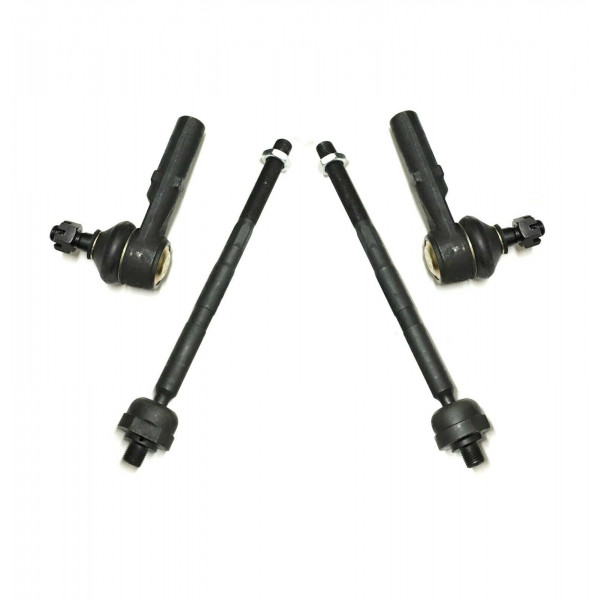 Kit de extremo de barra de acoplamiento interior y exterior de dirección de 4 piezas para Jeep Grand Cherokee Commander