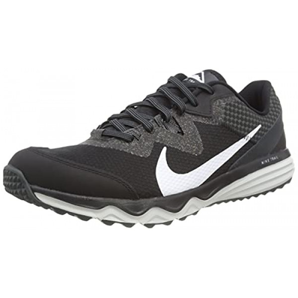 Nike - Zapatillas de running para hombre, color negro, blanco, gris humo, gris, 9