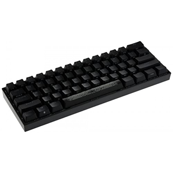 CORSAIR K65 RGB MINI 60 % Teclado mecánico para juegos - Retroiluminación RGB personalizable por tecla - Interruptores mecánicos CHERRY MX Red - Cable USB tipo C desmontable - Tecnología de hiperprocesamiento AXON