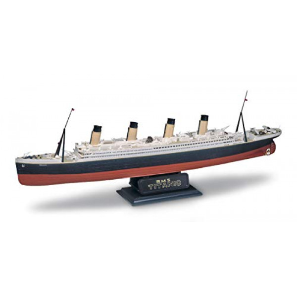 Revell 85-0445 1/570 RMS Kit de modelo de plástico Titanic, 18,6 x 1,9 x 3,7 pulgadas