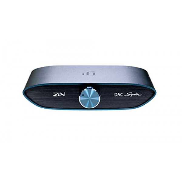 iFi Zen DAC Signature V2 HiFi Desktop DAC (Convertidor analógico digital) con entrada / salida USB3.0 B 4.4 mm balanceado / RCA [Compatible con auriculares HIFIMAN]
