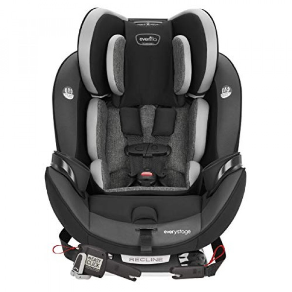 Asiento de automóvil convertible todo en uno Evenflo Everystage DLX, Crestland