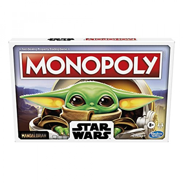 Monopoly: Star Wars The Child Edition Juego de mesa para familias y niños de 8 años en adelante, con The Child, a quien los fanáticos llaman Baby Yoda