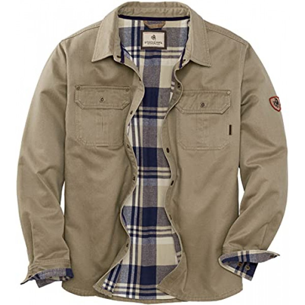 Legendary Whitetails Men's Standard Journeyman Shirt Jacket, Twig, Medium