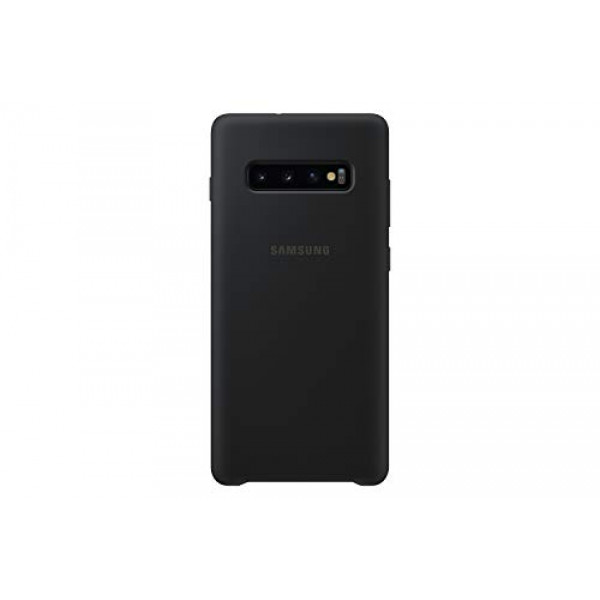 Funda de silicona para Samsung Galaxy S10+, negra, modelo: EF-PG975TBEGUS