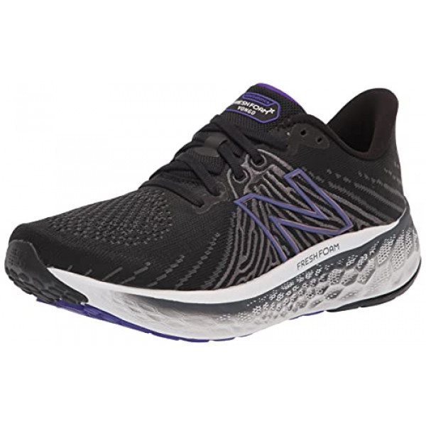 New Balance Fresh Foam X Vongo V5 Zapatillas de running para hombre, negro/violeta profundo, 13