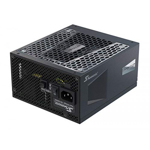 Seasonic Prime TX-750, 750 W 80+ Titanium, completamente modular, control de ventilador en modo sin ventilador, silencioso y de refrigeración, 12 años de garantía, fuente de alimentación perfecta para juegos y sistemas de alto rendimiento, SSR-750TR.