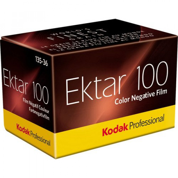 20 rollos Kodak Professional Ektar 100 135-36 Película negativa de color de 35 mm