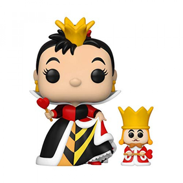 POP Funko & Buddy Disney: Alicia en el País de las Maravillas 70 - Reina con Rey, Multicolor