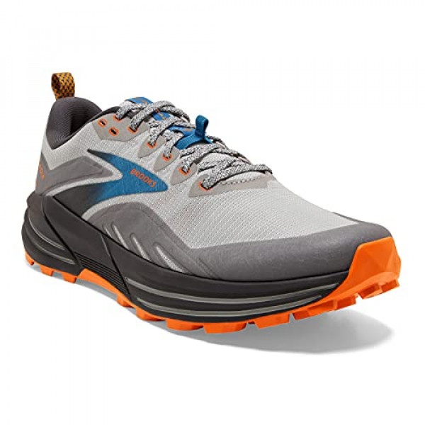 Brooks Cascadia 16 Champiñón ostra/Aleación/Naranja 7 D (M)