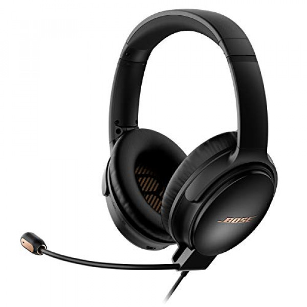 Auriculares para juegos Bose QuietComfort 35 Series 2: cómodos auriculares con cancelación de ruido, color negro