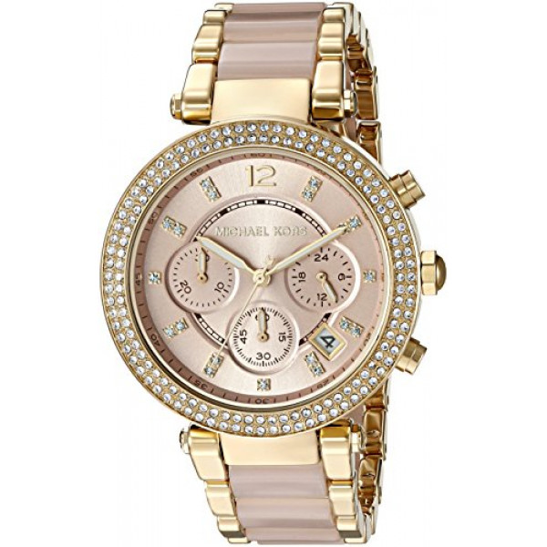 Michael Kors Reloj Parker dorado para mujer MK6326