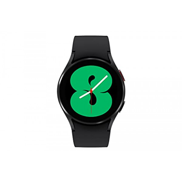 SAMSUNG Galaxy Watch 4 Reloj inteligente de 40 mm con rastreador de monitor de ECG para salud, fitness, correr, ciclos de sueño, GPS, detección de caídas, versión LTE de EE. UU., negro