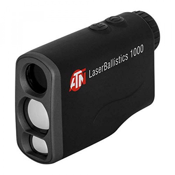 Telémetro balístico láser theOpticGuru ATN con Bluetooth, calculadora balística y aplicación de soluciones de tiro (1000 m)