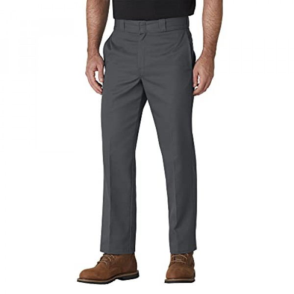 Pantalón de trabajo Dickies Original 874 para hombre, color carbón, 30 W x 30 L