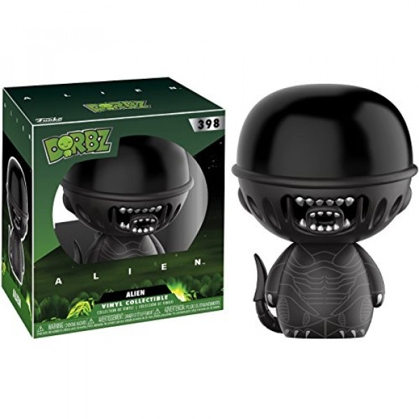 Funko Alien Dorbz x Alien Vinyl Figure + 1 Classic Sci-fi & Horror Movies Trading Card Bundle (11316)