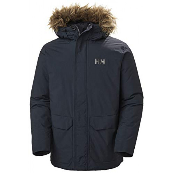 Helly Hansen - Parka para hombre, clásica, impermeable, resistente al viento, transpirable, 597 azul marino, extragrande