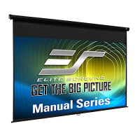 Elite Screens Manual Series, pantalla de proyector manual desplegable de 80 pulgadas con BLOQUEO AUTOMÁTICO, cine en casa 8K / 4K Ultra HD 3D Ready, GARANTÍA DE 2 AÑOS, M80UWH, 16: 9, negro