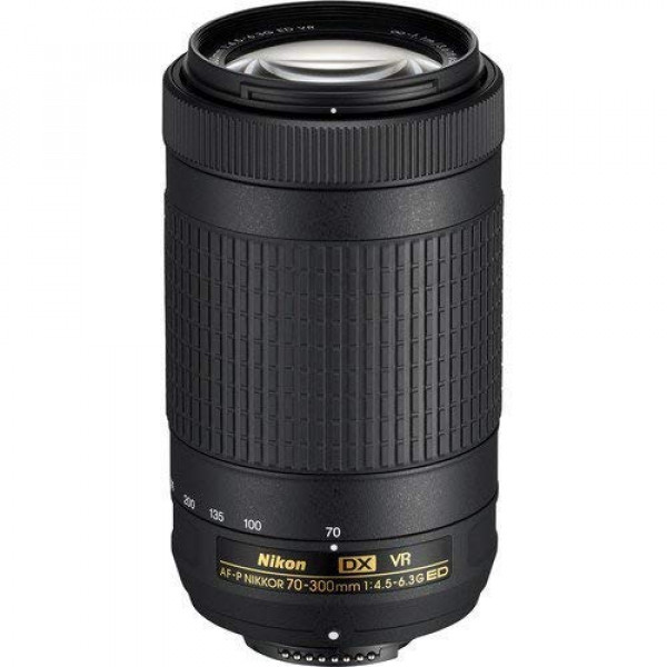 Nikon AF-P DX NIKKOR 70-300mm f/4.5-6.3G ED VR Lente para cámaras Nikon DSLR (Renovado)