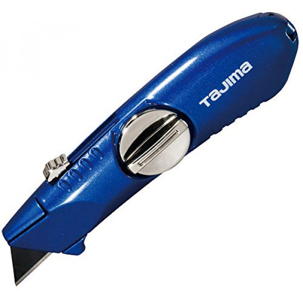 Cuchillo utilitario TAJIMA - Cortador de cajas de la serie VR con hoja retráctil y 3 hojas V-REX - VR-102B
